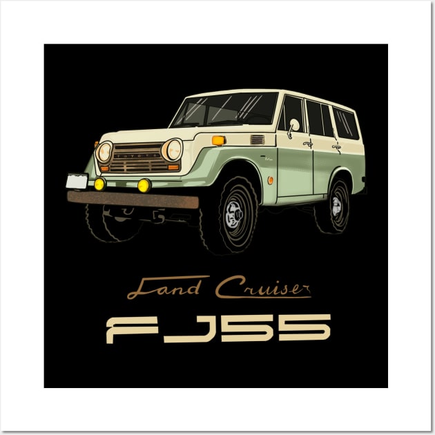 Lancruiser fj 55 Wall Art by Saturasi